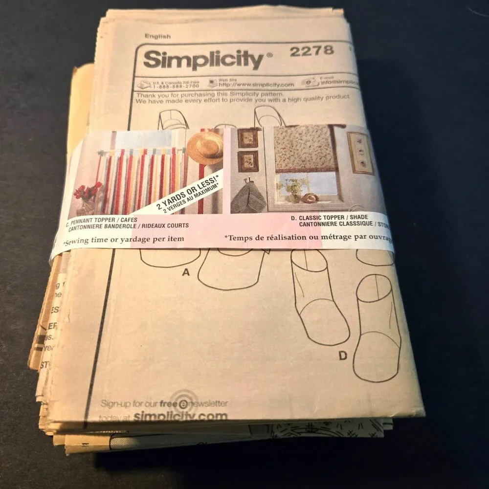 Sewing Pattern instruction paper lot Scrapbooking Junk Journal Collage Ephemera